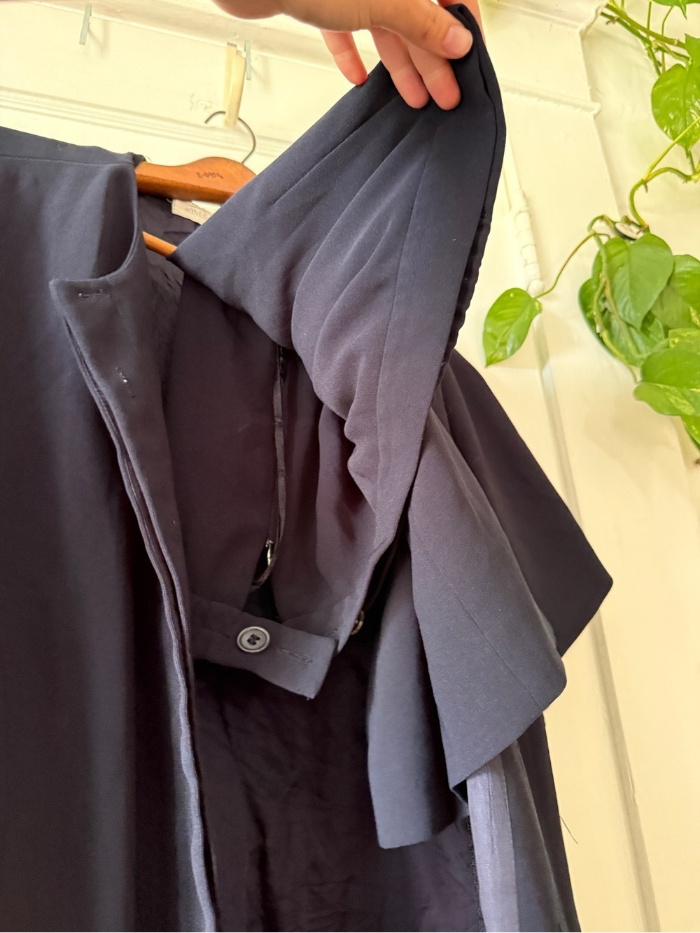 Jones New York Black Open Short-Sleeve Blazer and skirt size PW16 - Picture 5 of 12